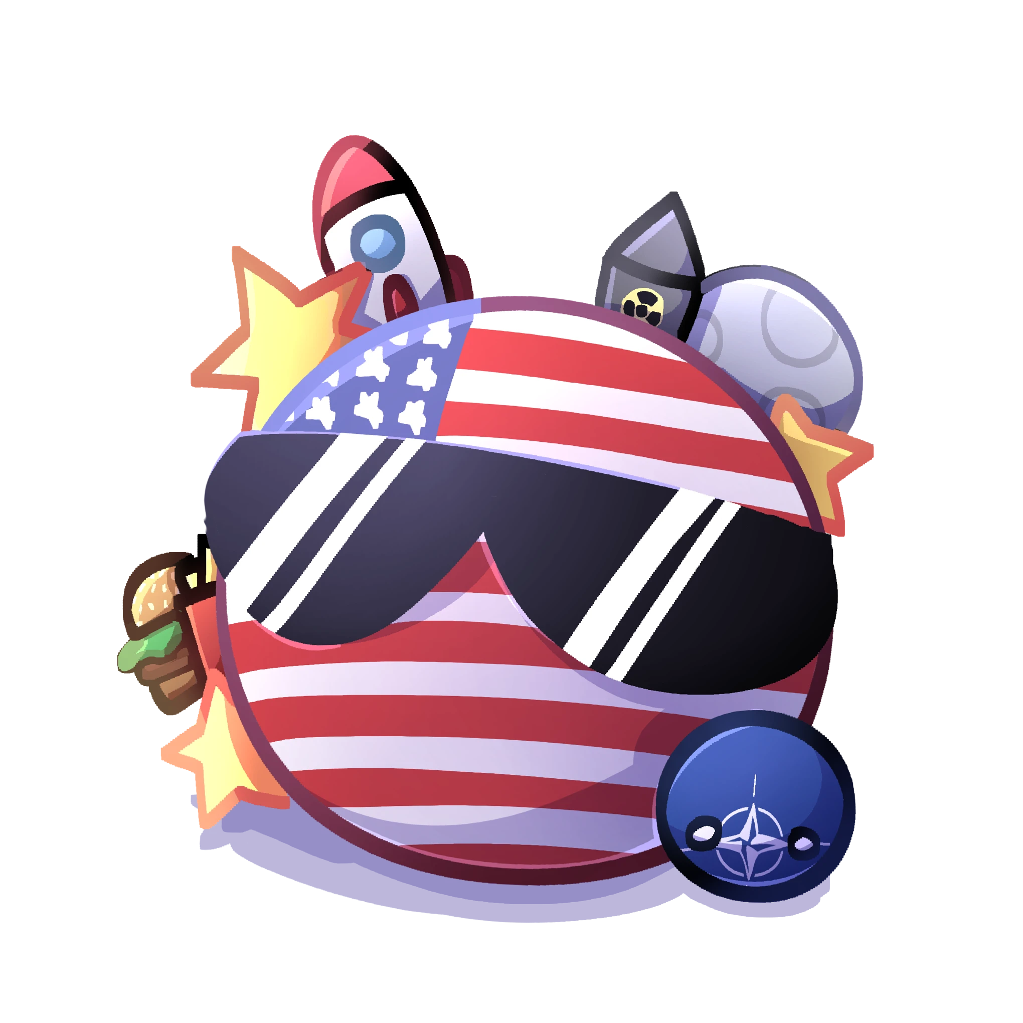 United states character sprite